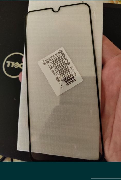 Husa bumper cauciuc silicon folie sticla samsung a20 a30 noua rosie