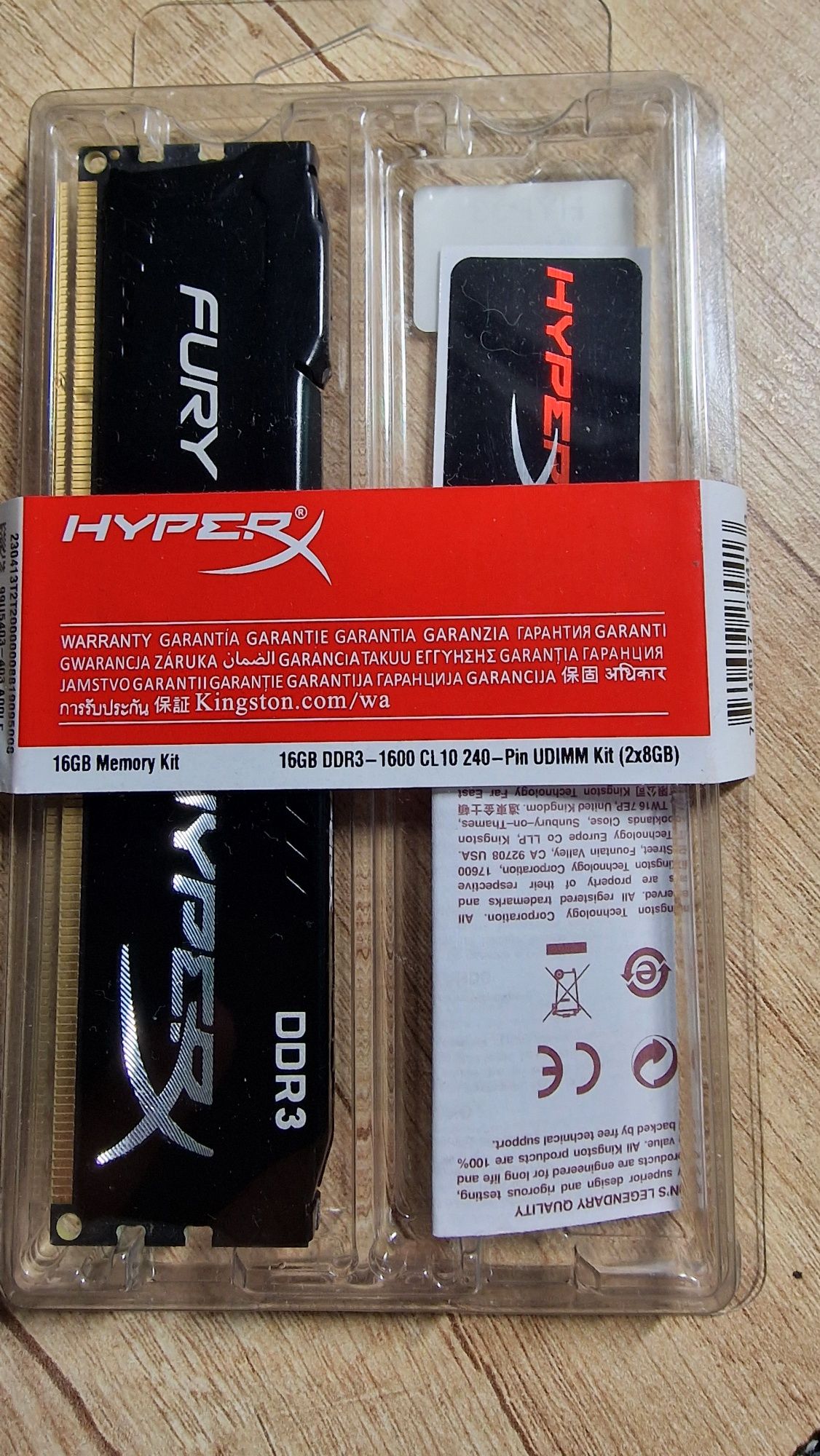 Продам DDR3 8gb 1600