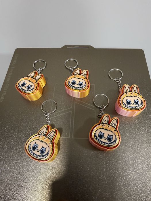 Labubu clicker ключодържател