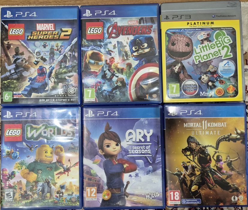 Продам (или обменяю) диски на Sony PlayStation 4 (пс 4)