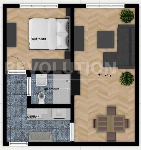 Продава се Едностаен апартамент в София, Люлин 4 - 46 кв.м за 2392 €/кв.м - Снимка #6