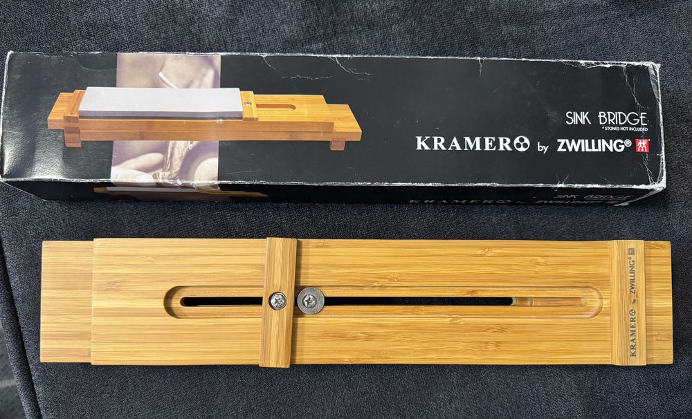 Kramer by Zwilling мост за мивка за заточване на ножове нов .