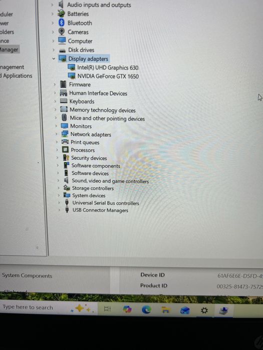 Vand laptop ho 15 gaming i5 9300h 16gb ram ssd 480gb Gtx 1650