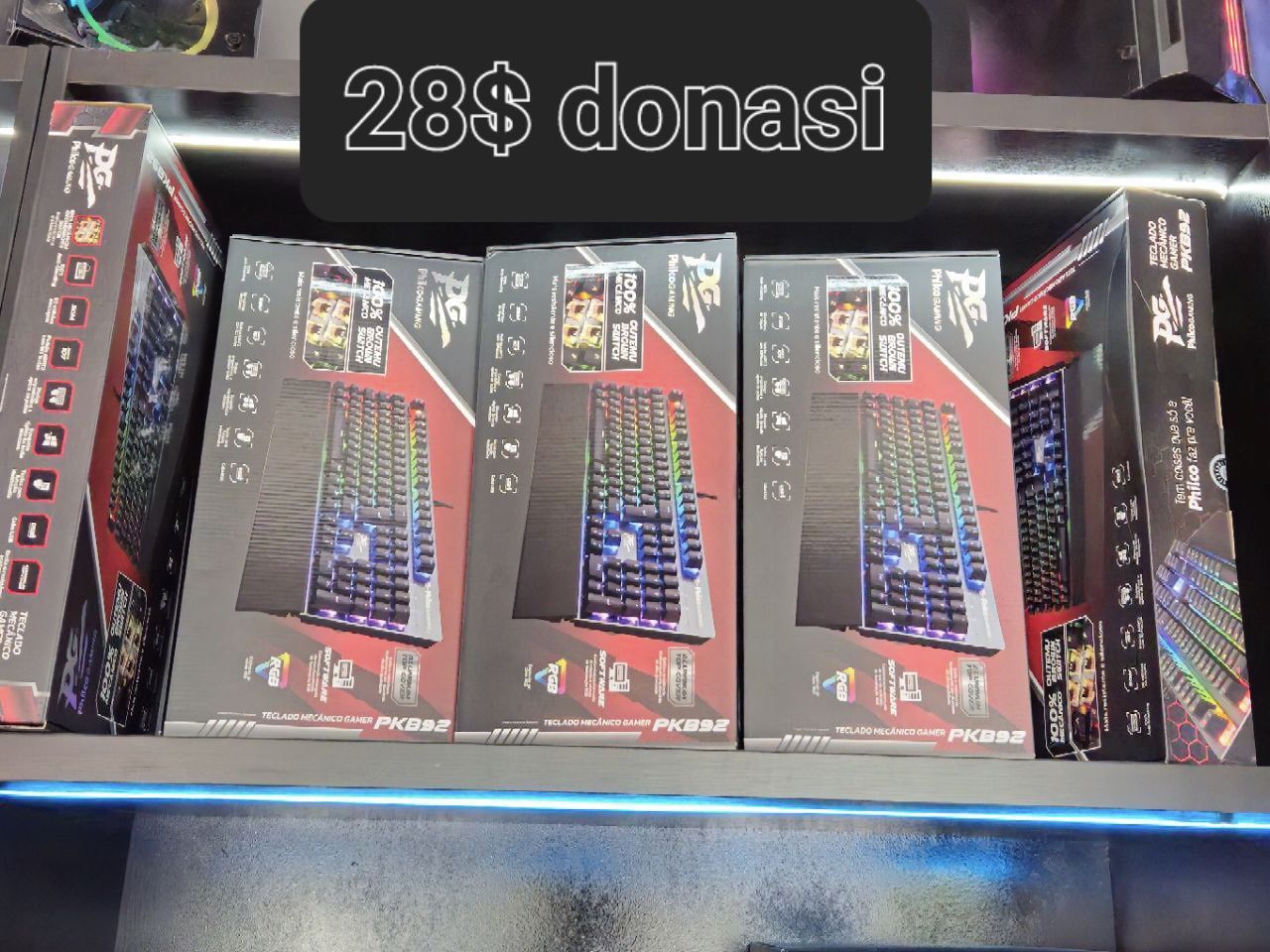 Klaviatura RGB  10$Dan boshlanadi