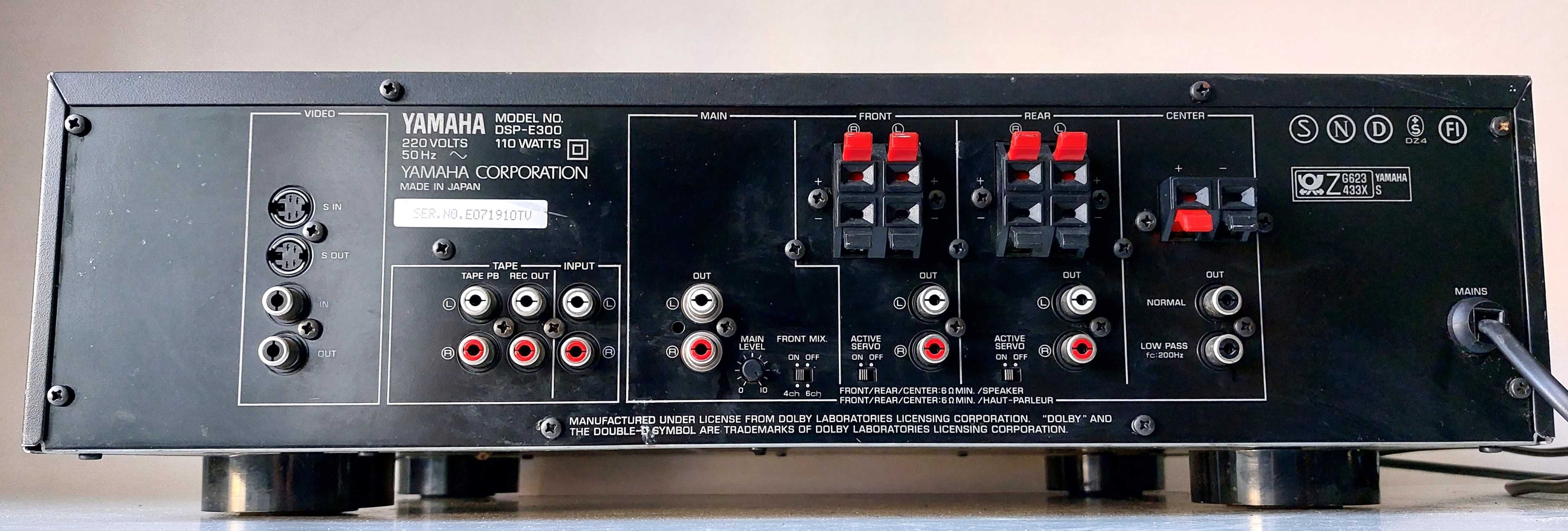 Yamaha DSP E300 natural sound field procesor muzica sunet muzica filme