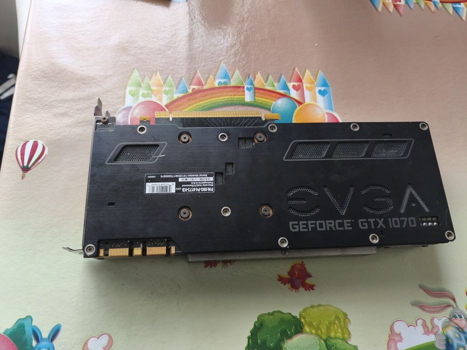 Placa video evga GeForce gtx 1070
