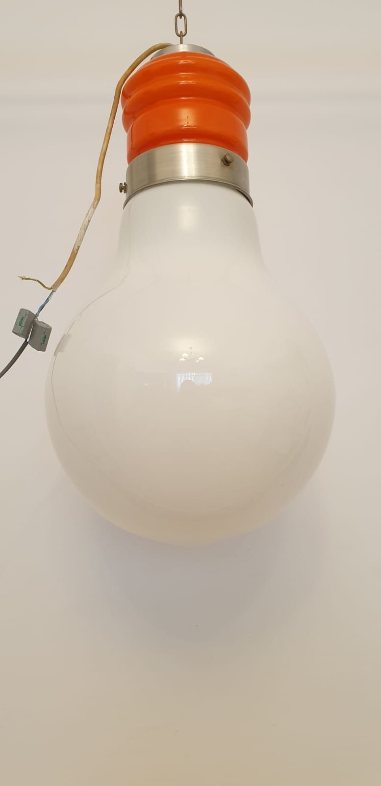 Pendul lustra candelabru vintage colectie Murano Mazzega Italia 1960