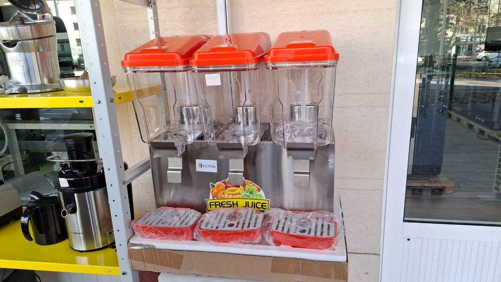 диспенсер для сока с охлаждением Сокоохладитель 3х  сок охладитель ндс