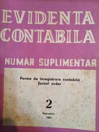 Broșuri ”Buletinul contabililor” 1955, și ”Evidența contabilă” 1964