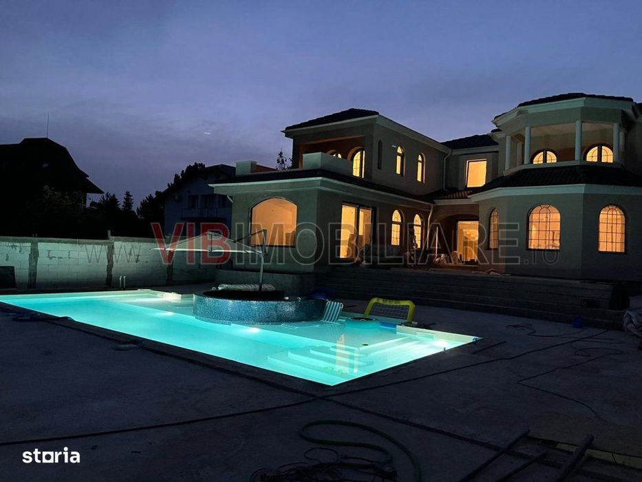 Vila S+P+1E cu piscina si deschidere la lacul Snagov in Izvorani - 202