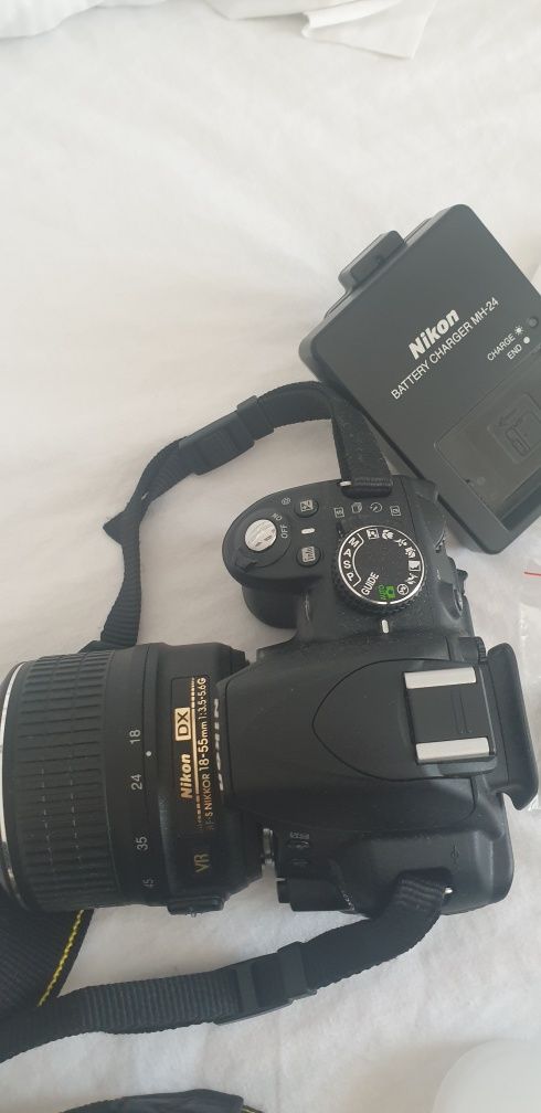 Aparat foto DSLR Nikon D3100, 14.2MP + Obiectiv 18-55mm VR