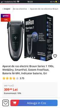 Shaver Braun series 1, 190s, NOU!!!