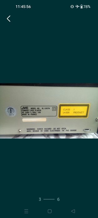 Vânzare CD jvc xl e45