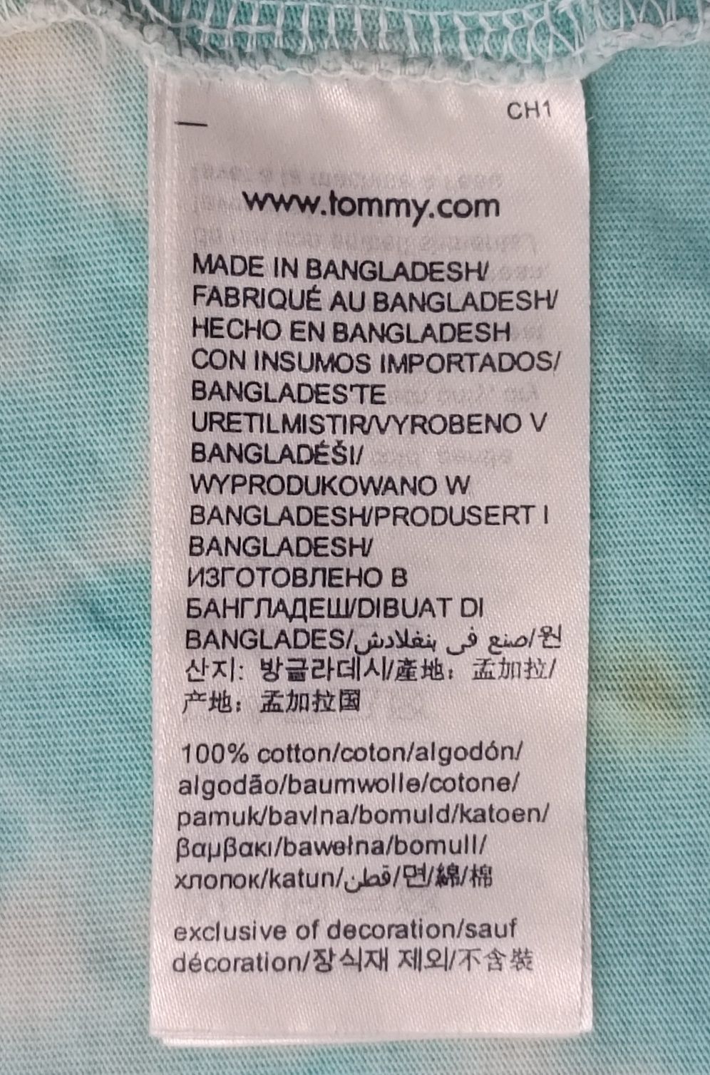 Tommy Jeans Cropped Tee оригинална тениска M памучна фланелка