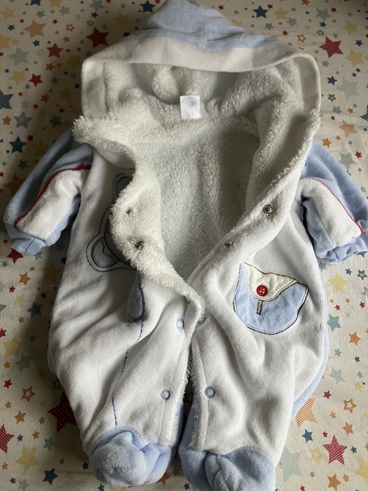 Зимен лот - порт бебе за новородено & космонавт р-р 56