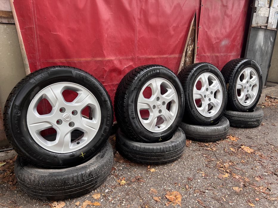 Джанти за Dacia Оригинални 15” 4x100 6j ET40 с зимни гуми Мишелин