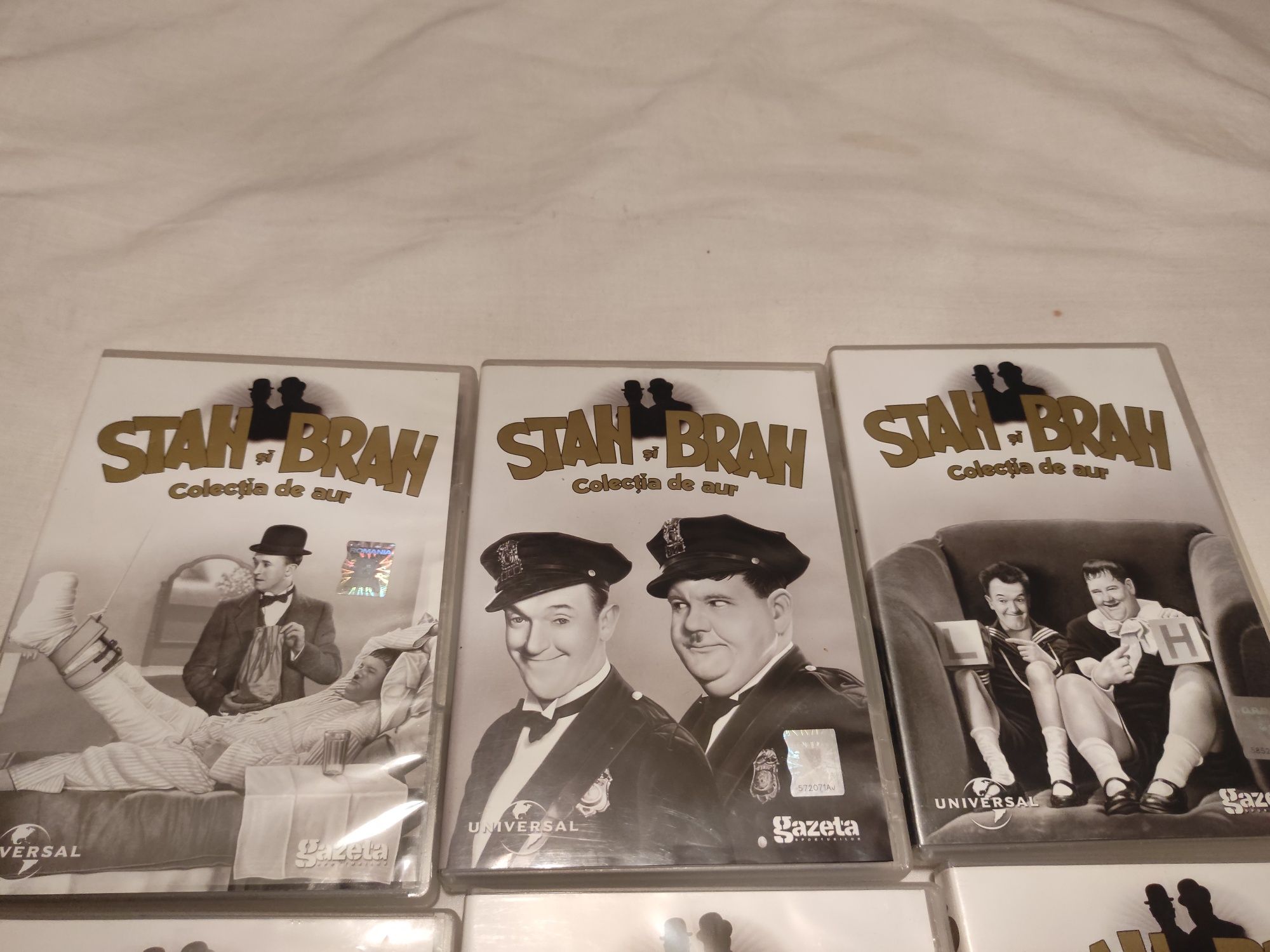 6 dvd-uri filme Stan și Bran