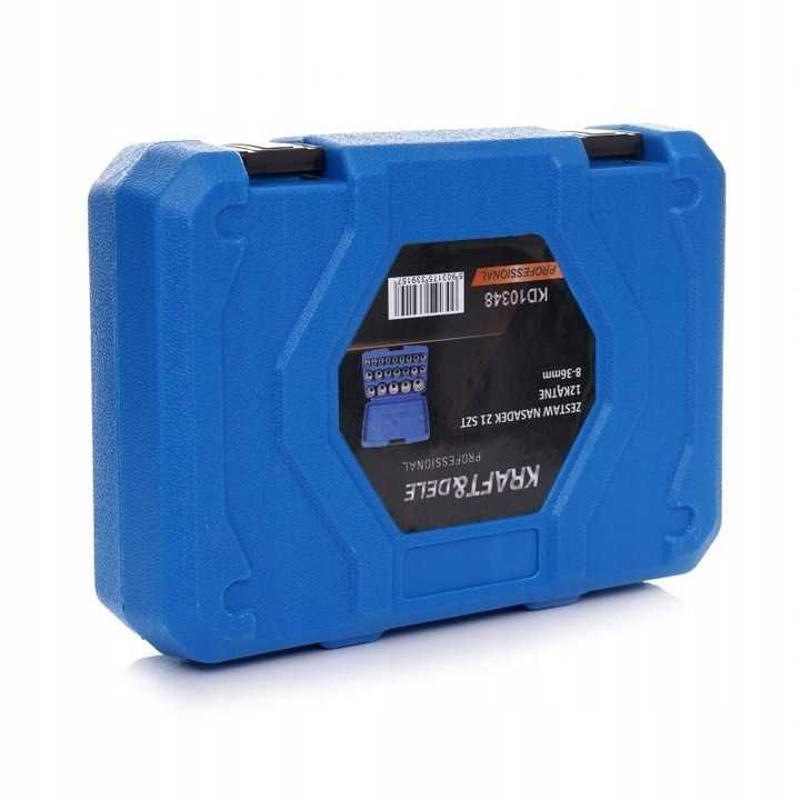 Trusa chei tubulare 8-36mm universale 21 piese cu colturi (KD10348)