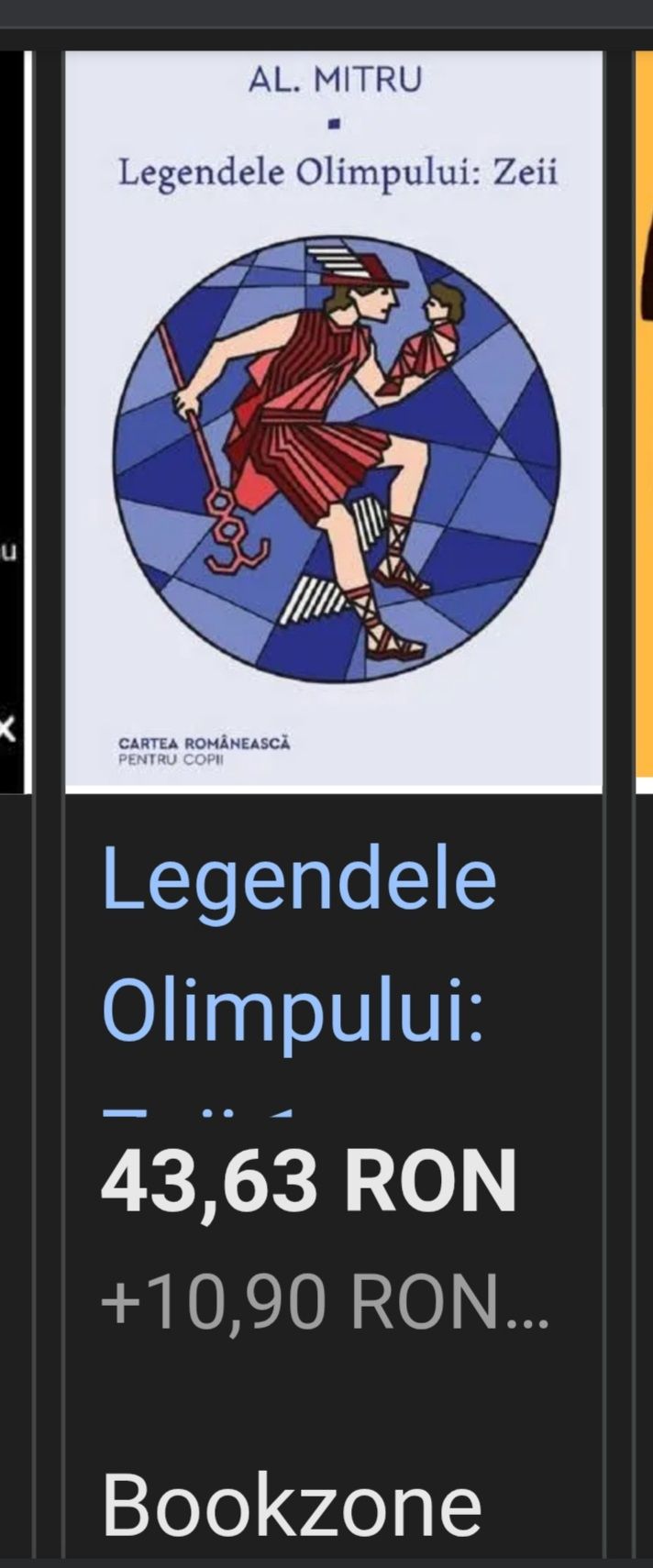 Legendele Olimpului - Zeii, de Alexandru Mitru