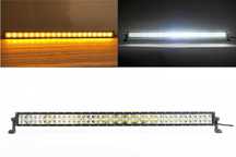 480W 100 См Led Bar Лед Бар с Бяла и Оранжева Светлина Блиц 12-24V