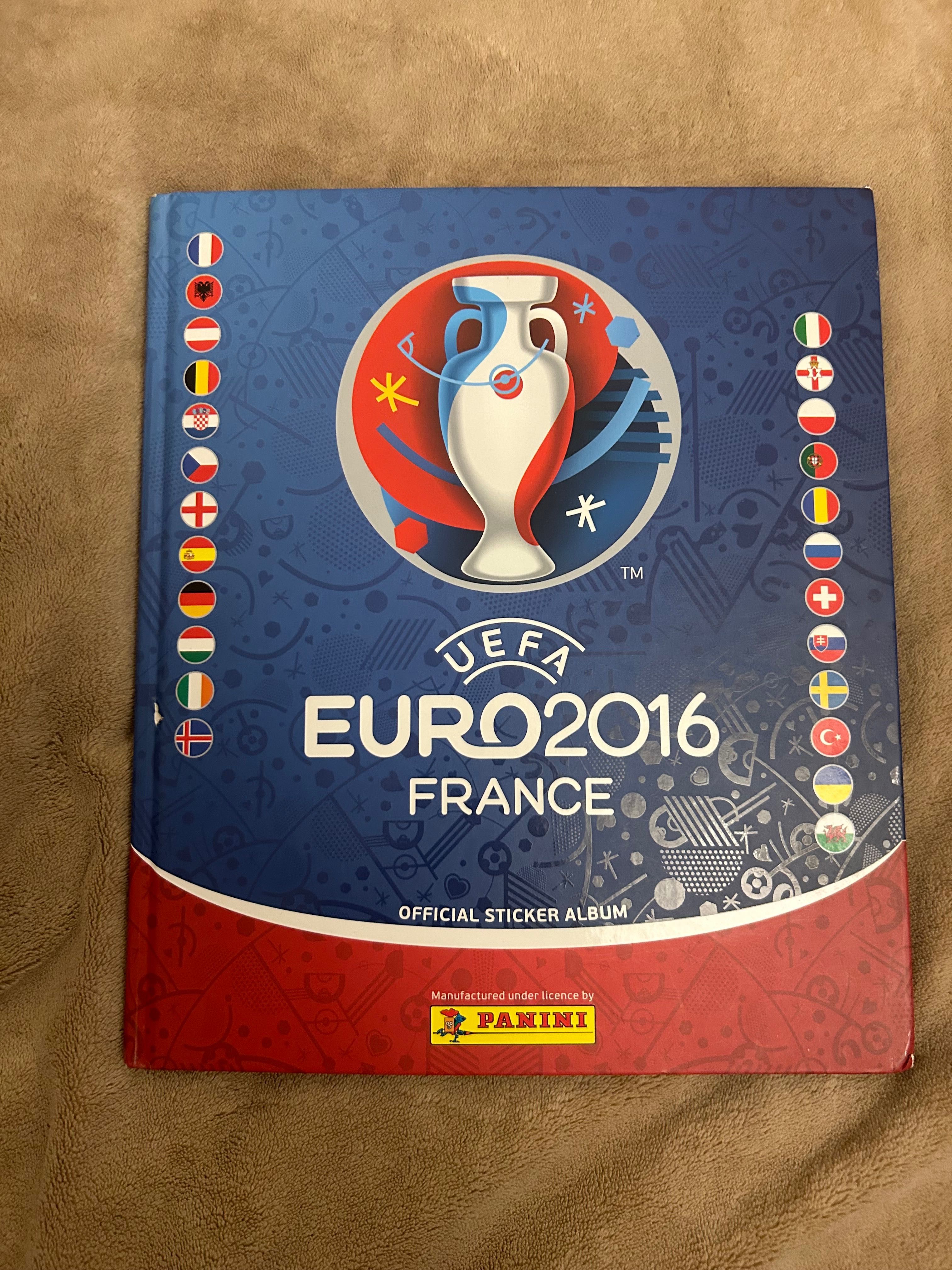 Лимитированное издание panini euro 2016 france со стикерами