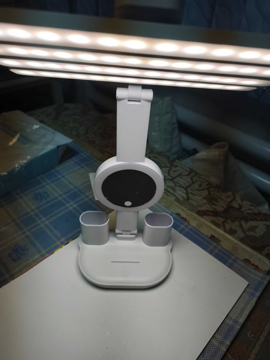 Lampa birou cu acumulator si ceas