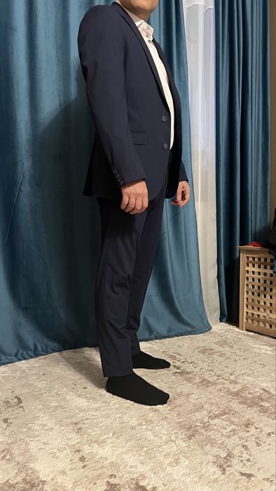 Costum barbat albastru Mc Neal calitate premium 46 - nou cu eticheta