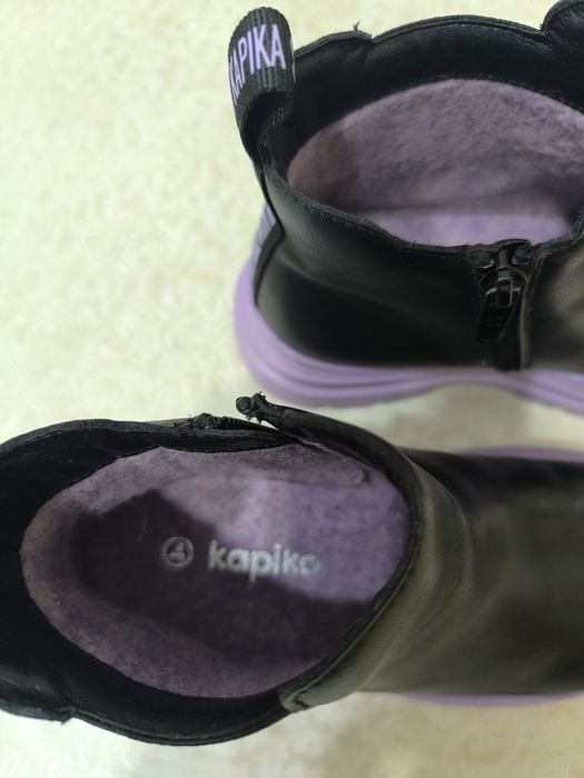 Демисезонные ботинки на девочку 34 размер б/у