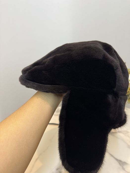 Норковые ушанка  мужские