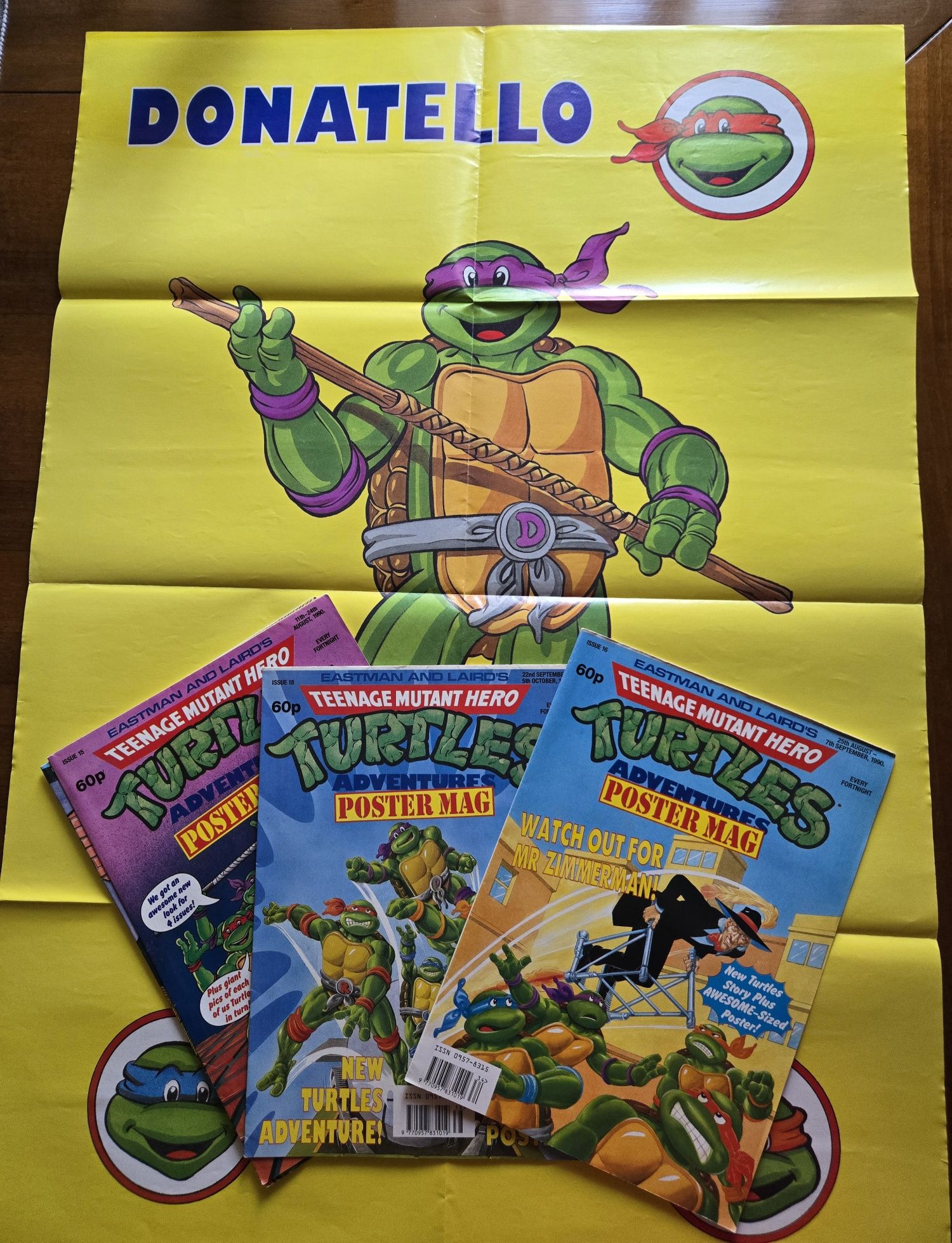 Reviste Comics Poster Ninja Turtles TNMT