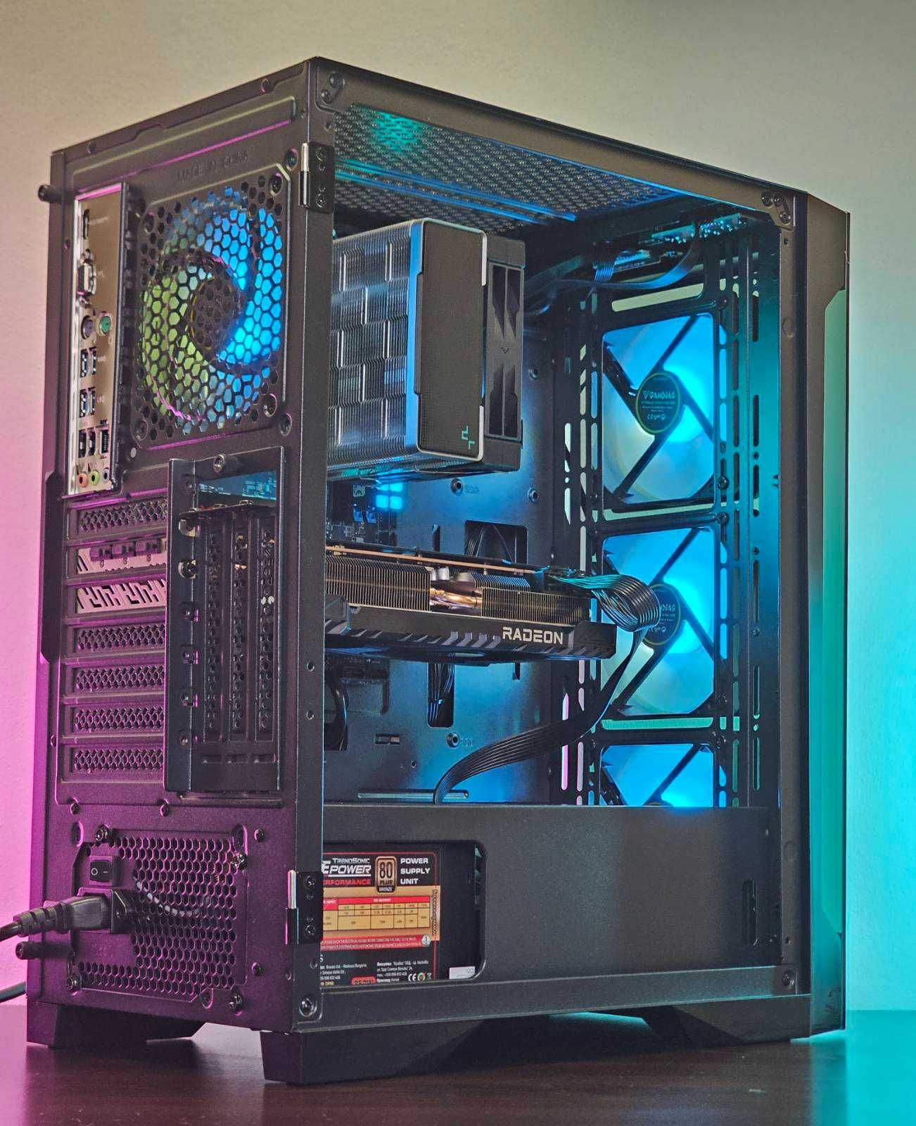 RX 7700XT 12GB/Ryzen 5-7500F/RAM 32GB/SSD 1TB/Чисто Нов+Гаранция!