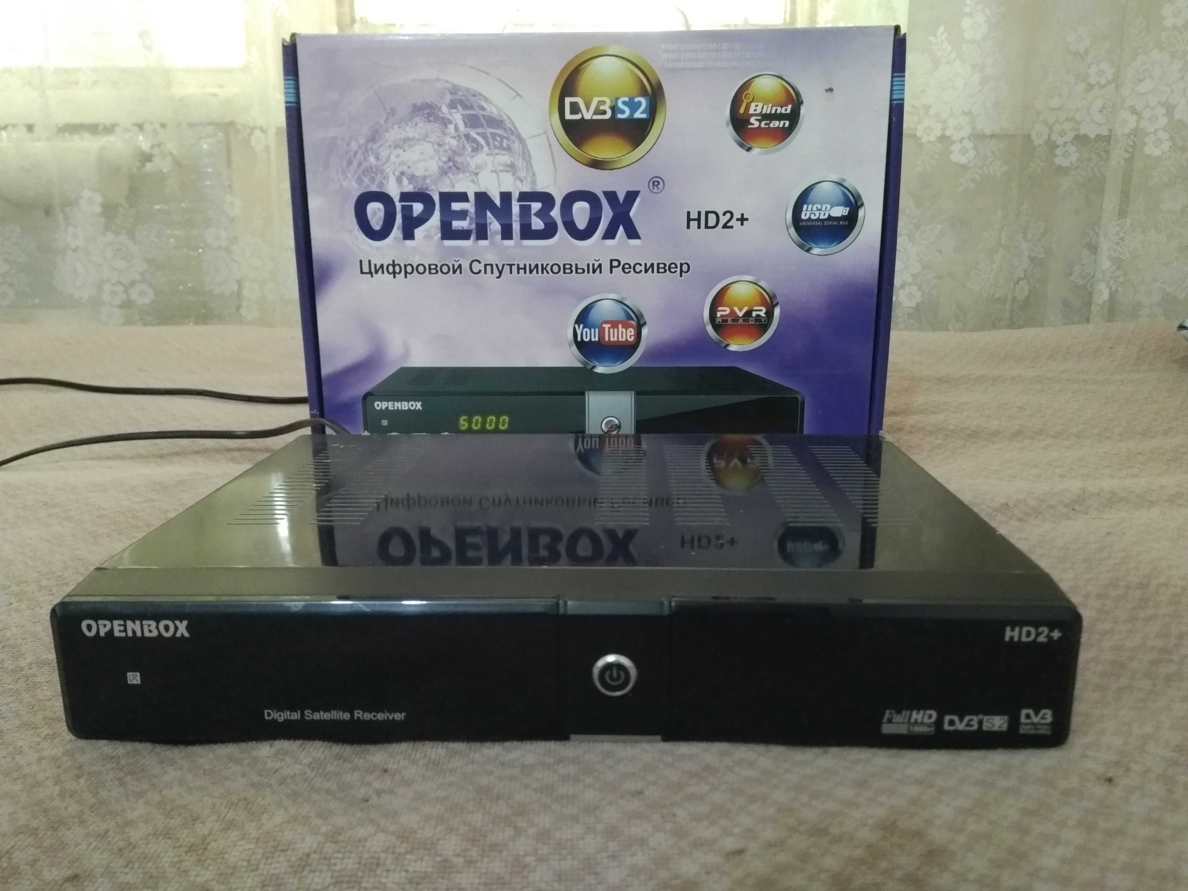 Продаётся тюнер OPENBOX HD2+ и антенна 90 см. (г. Ангрен)