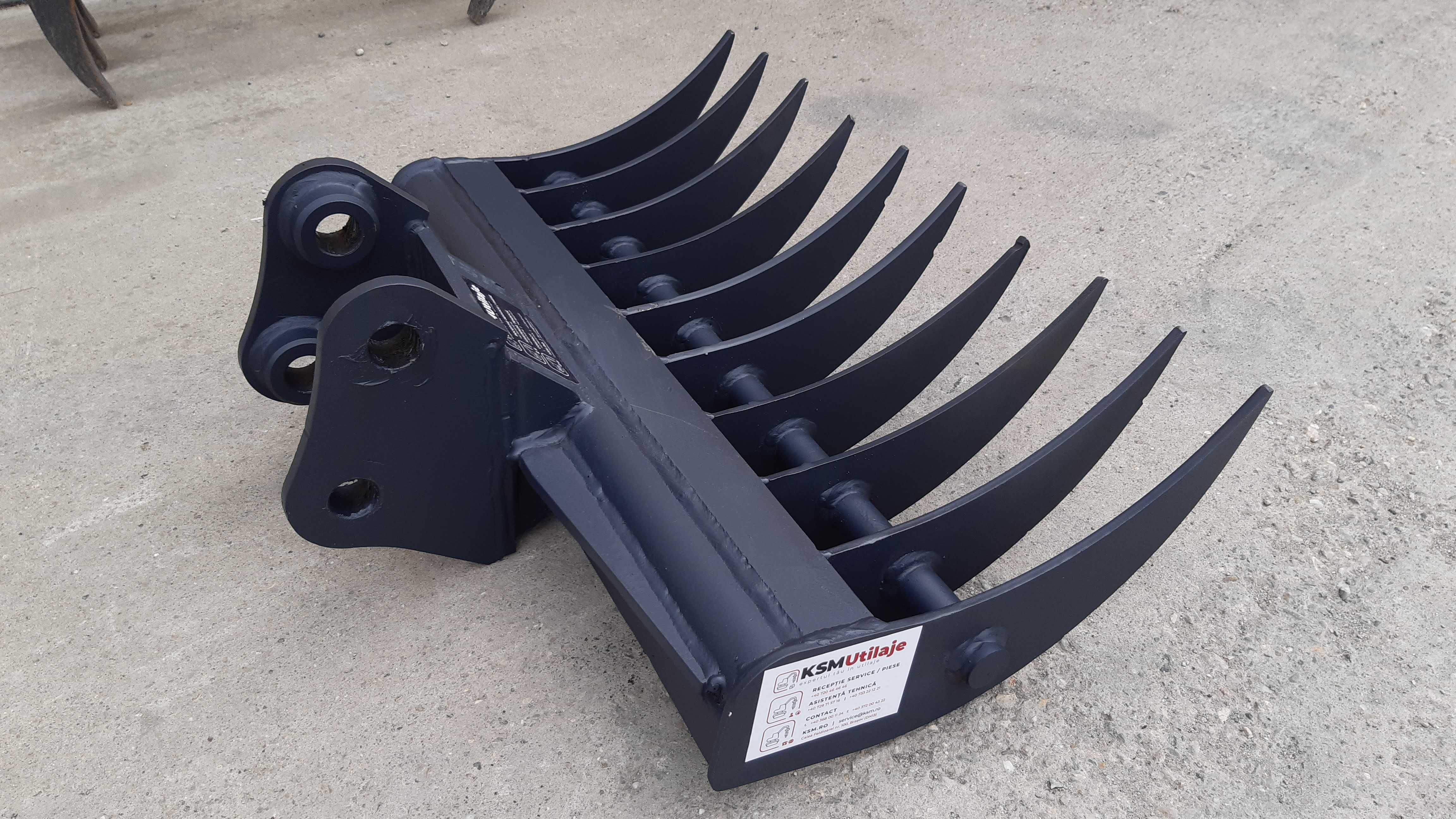 Grebla 800 mm  pentru miniexcavator 3-5 tone