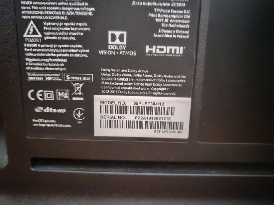 TV lg pentru piese