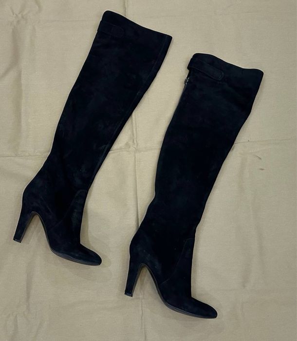 Ботфорты nursace замш натуральный