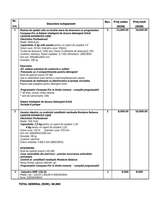 Masina de spalat / uscator / masa de calcat / calandru