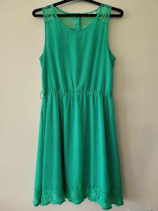 Rochie verde de vara, marimea 38