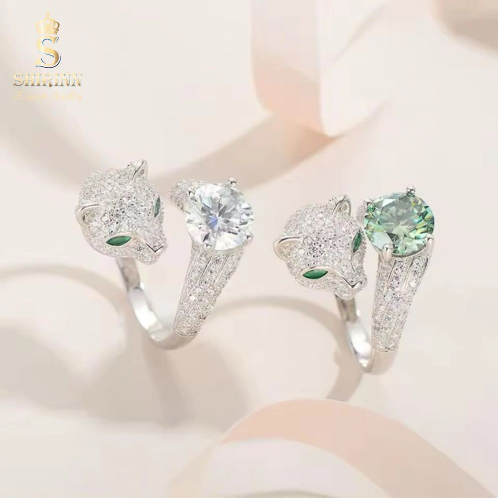 Inel Diamant 2.0ct. Platina White Leopard & Certificat Autenticitate