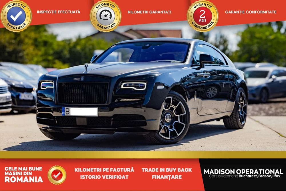 Rolls-Royce Wraith 245.329e+TVA Wraith Black Badge Edition