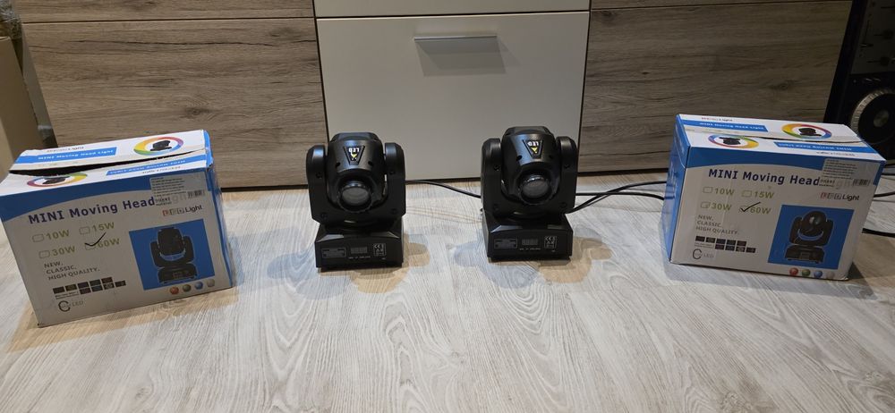 Moving head beam/spot Led 60w noi! Garantie Emag.