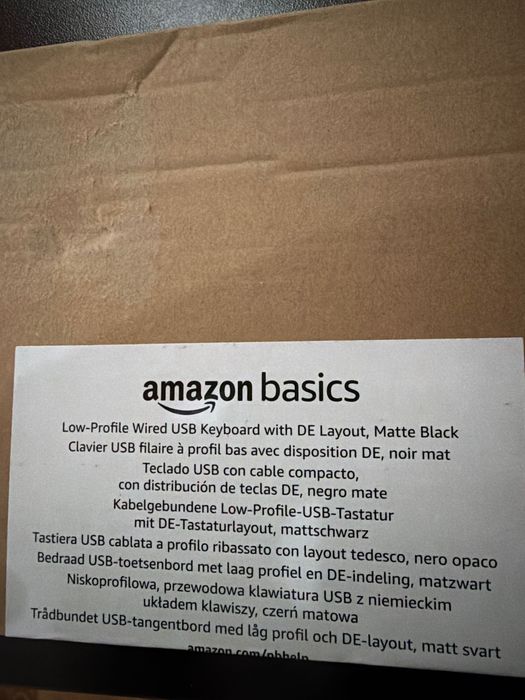 Клавиатура amazon basics
