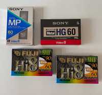 Casete Sony Metal HG 60 min, Video8 Pal Tape si Fuji Hi8 MP P5-90 min.