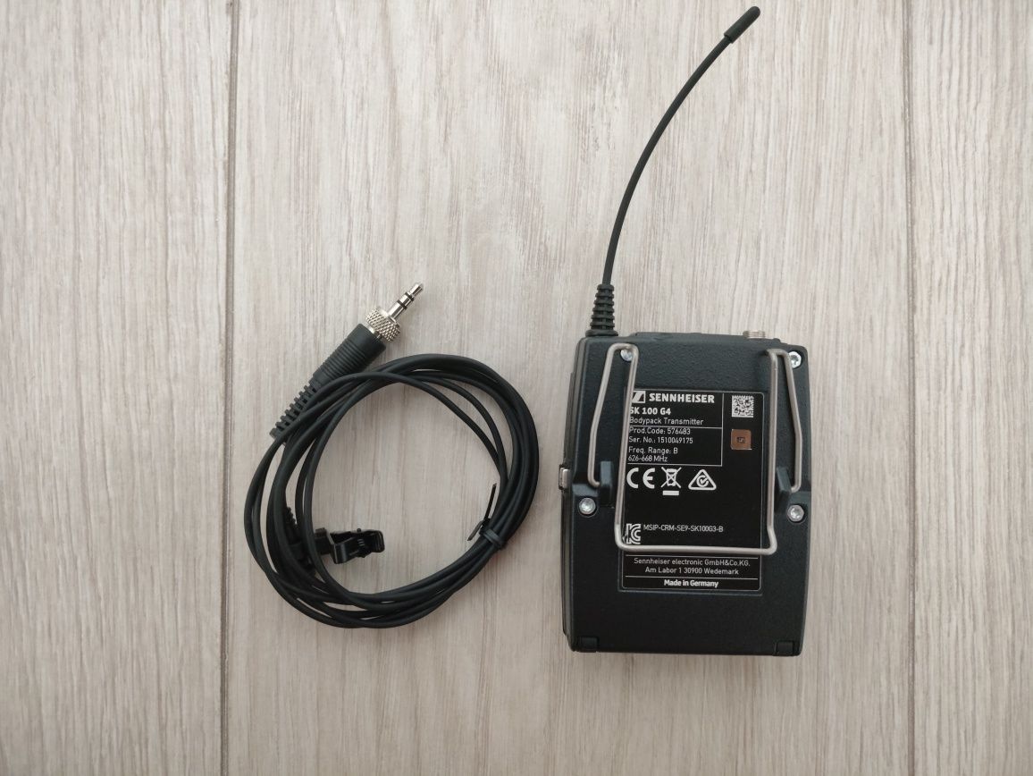 Радиосистема с петличным микрофоном Sennheiser EW 100 G4, SKM 100 G4