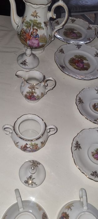 Set de masa pentru ceai portelan Bavaria Fragonard
