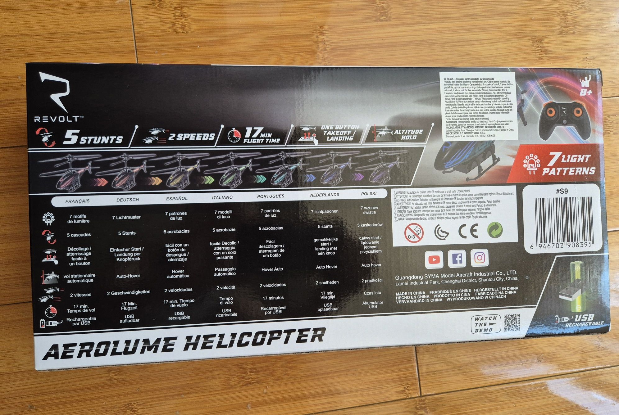 Elicopter cu telecomanda, Revolt, Aerolume S9