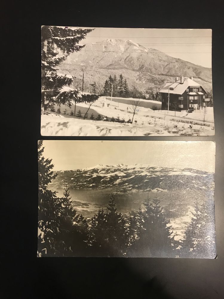 Lot 6 vederi cărți poștale vechi vintage munți masive vârfuri montane