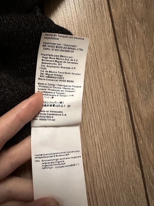 Pulover Hugo Boss, marime XL, lana merinos