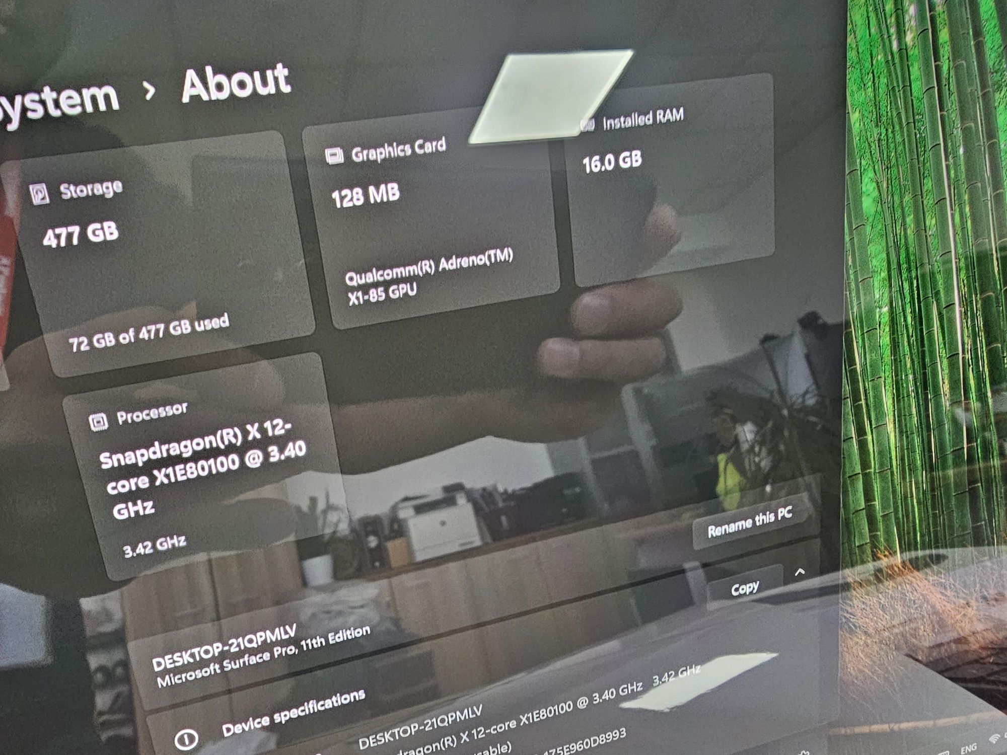 Microsoft Surface 11 Pro OLED Snapdrag X Elite 16/512Gb + Flex KB+Dock