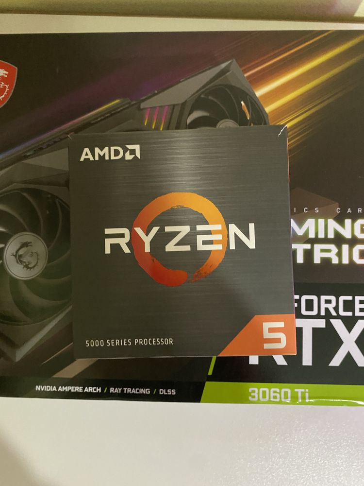 Гейминг компютър RTX 3060 Ti, Ryzen 5 5600x, 16GB RAM + гаранция