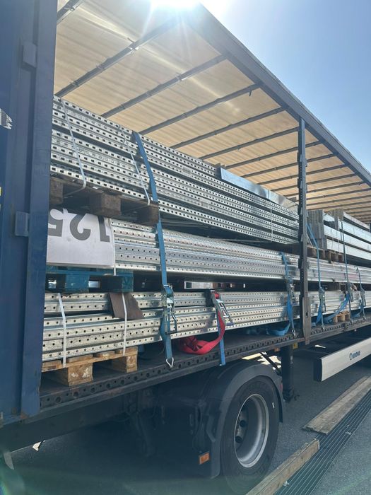 Rafturi metalice sh pentru depozitare paleti